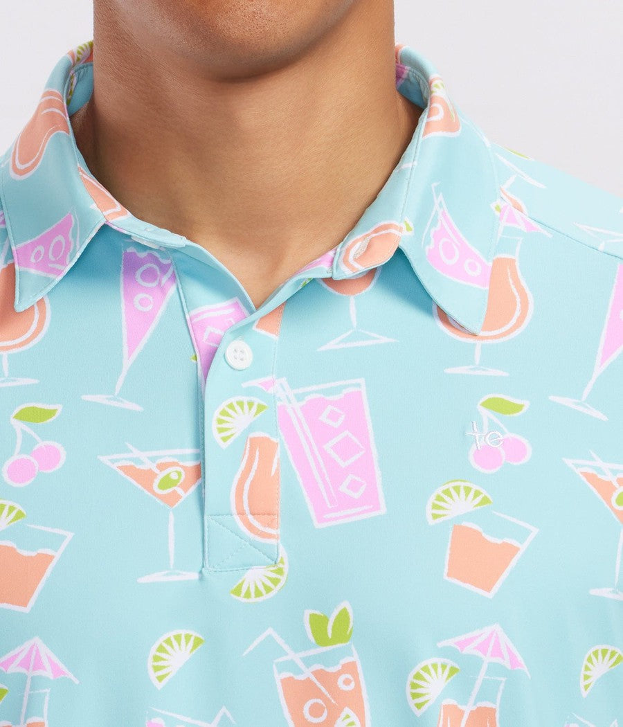 Cocktail Caddy Golf Polo: Men's Golf Outfits | Tipsy Elves