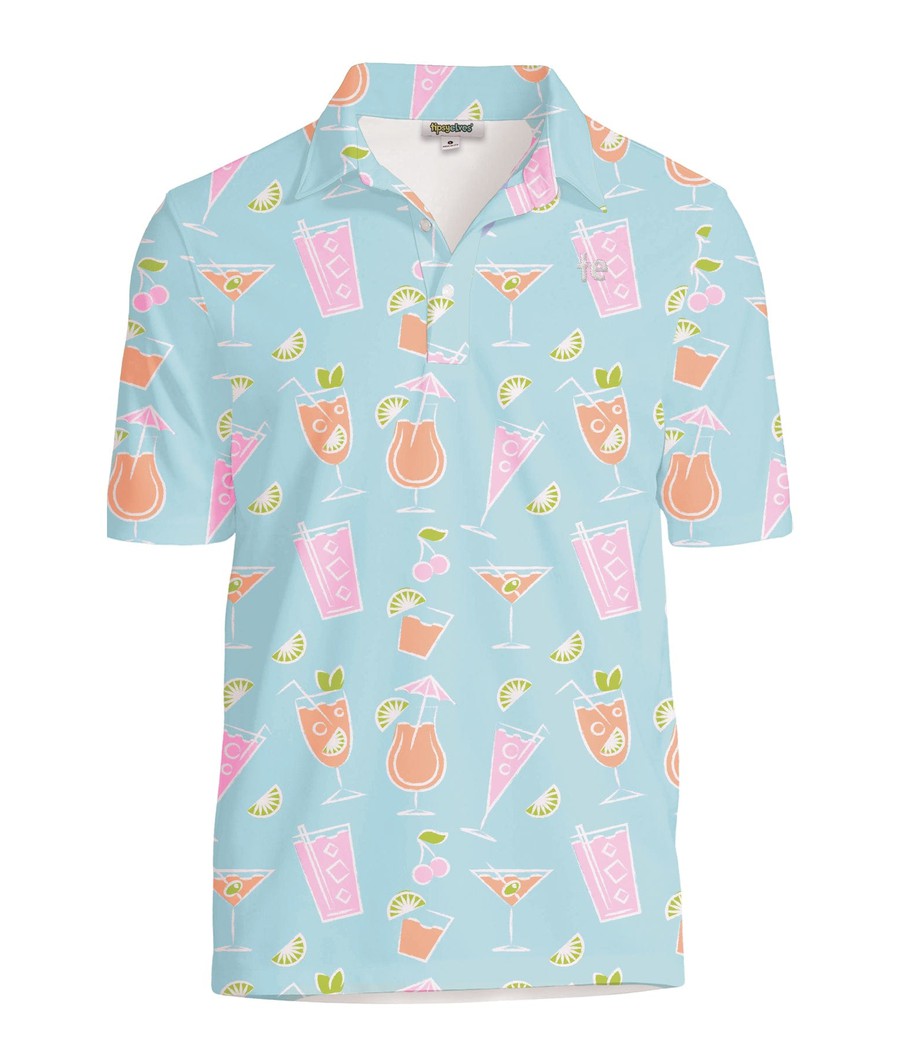 Men's Cocktail Caddy Disc Golf Polo