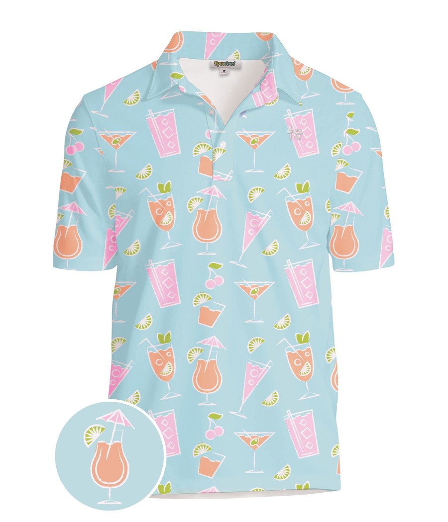 Men's Cocktail Caddy Pickleball Shirt