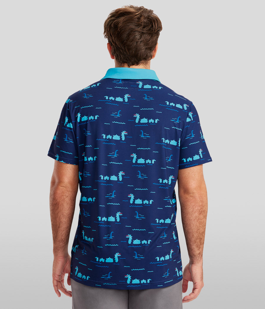 Nothin' But Nessy Golf Polo: Men's Golf Outfits | Tipsy Elves
