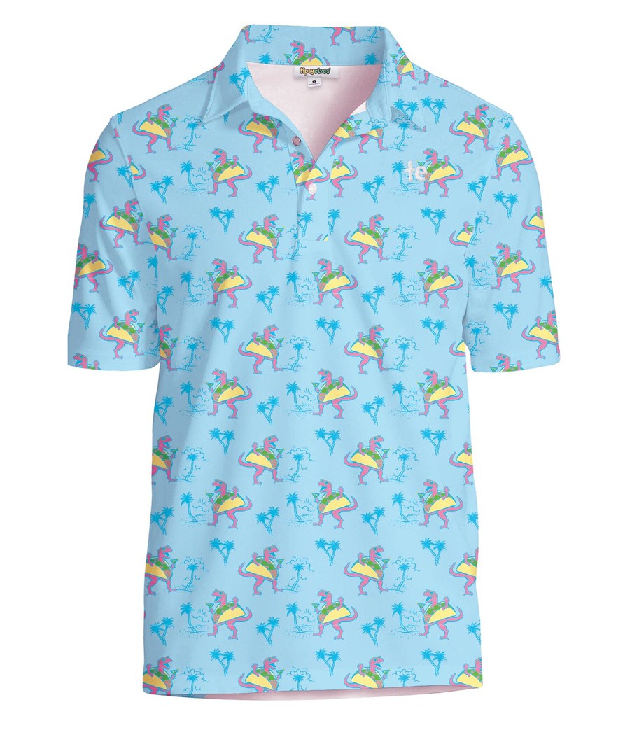 Men's Tacosaurus Disc Golf Polo