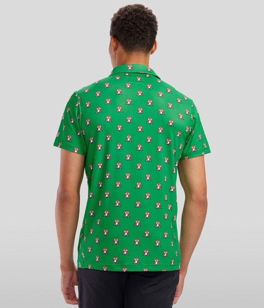 Golpher Golf Polo: Men's Golf Outfits | Tipsy Elves
