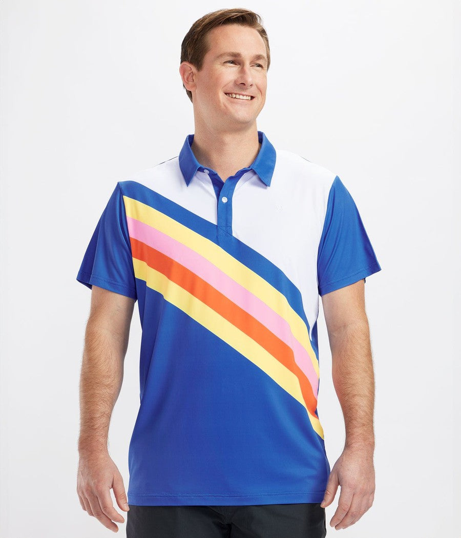 Men's Retro Range Disc Golf Polo Image 2