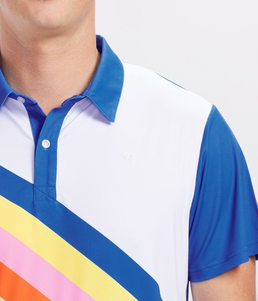 Men's Retro Range Disc Golf Polo