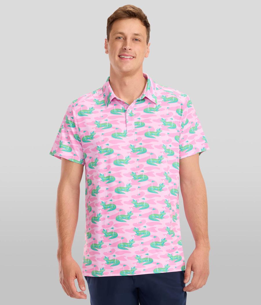 Men's Gator Golfer Golf Polo Image 2