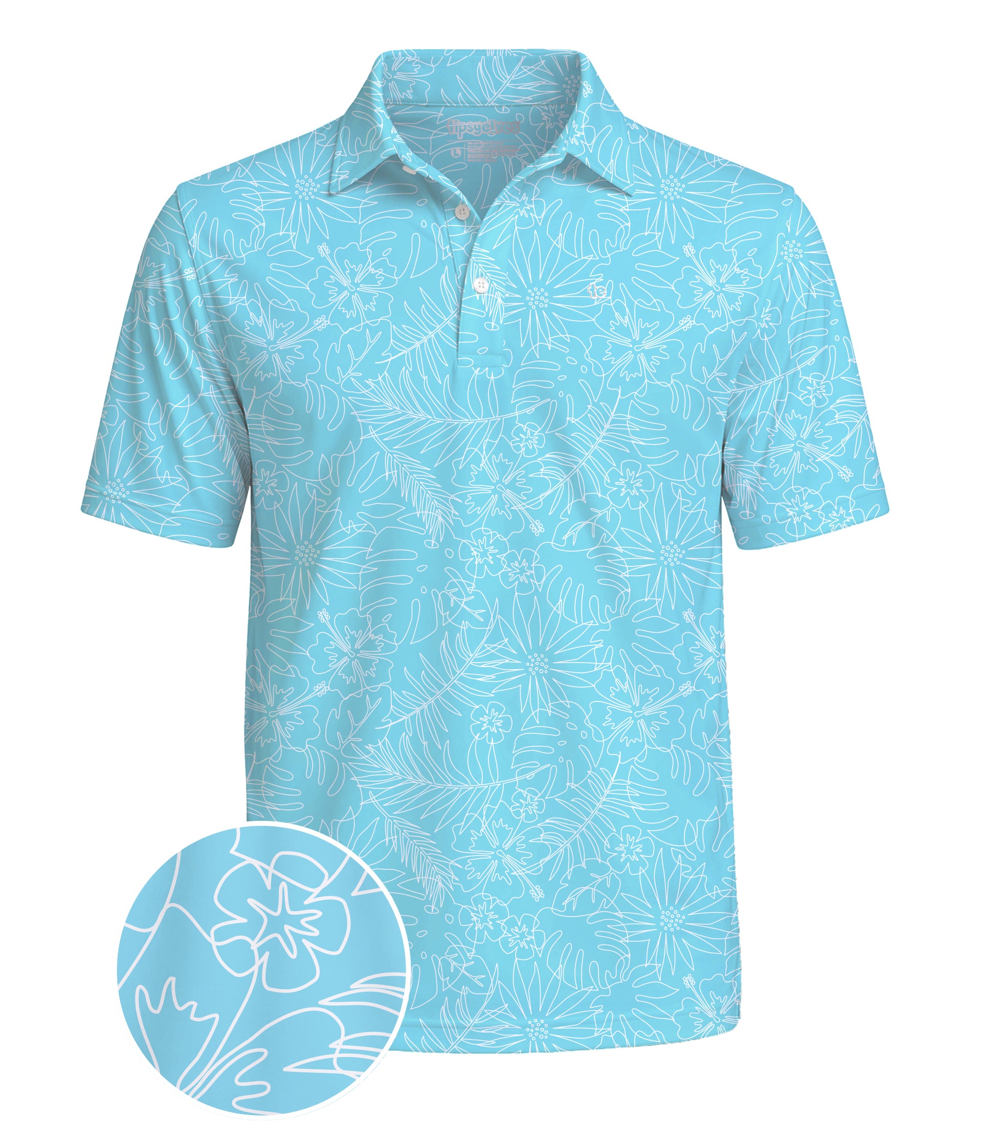 Men's Birdie Paradise Golf Polo Image 2