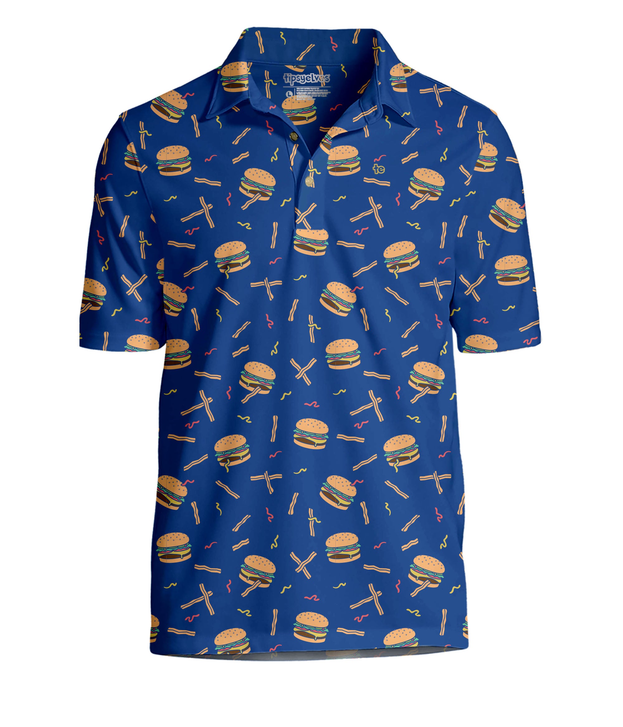 Snack Shack Golf Polo: Men's Golf Outfits | Tipsy Elves