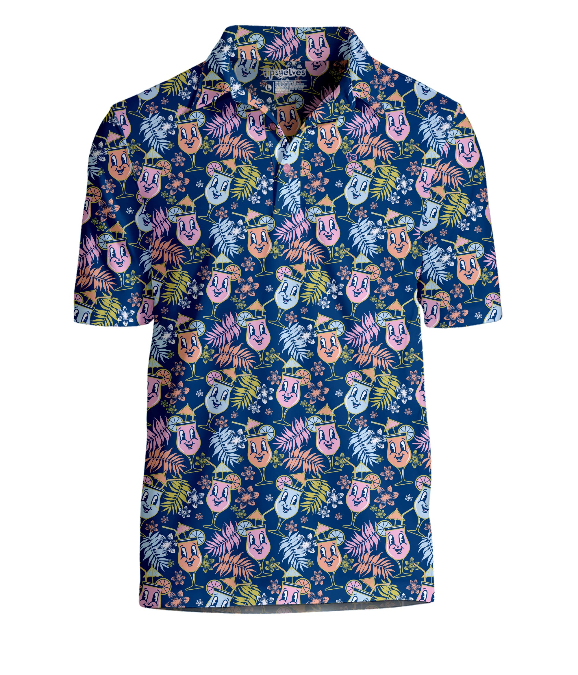 Mai Tai Mulligan Golf Polo: Men's Golf Outfits | Tipsy Elves
