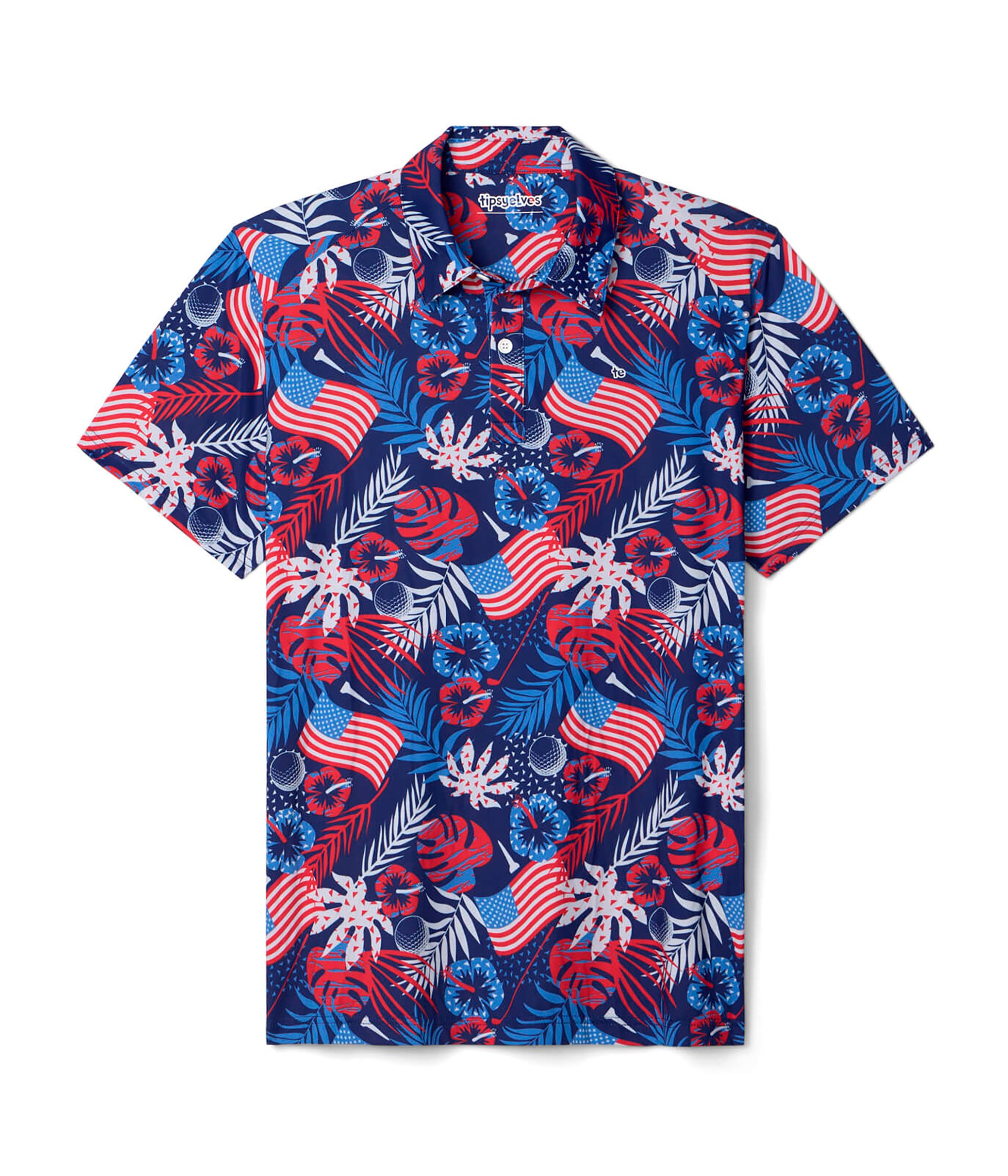 Men's Patriotic Paradise Performance Polo