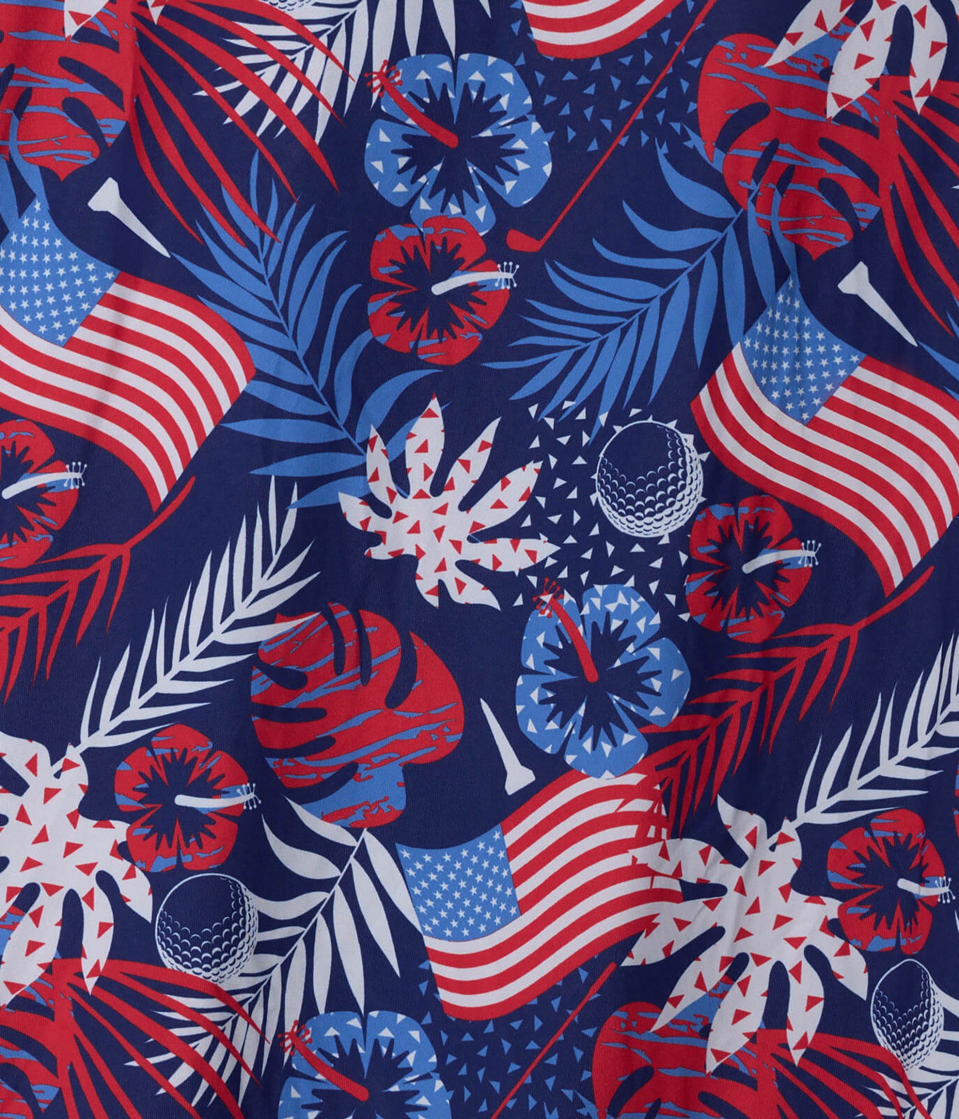 Men's Patriotic Paradise Performance Polo