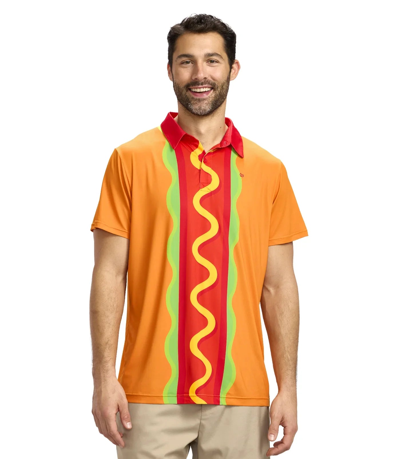 Men's Hot Dogger Golf Polo Image 2