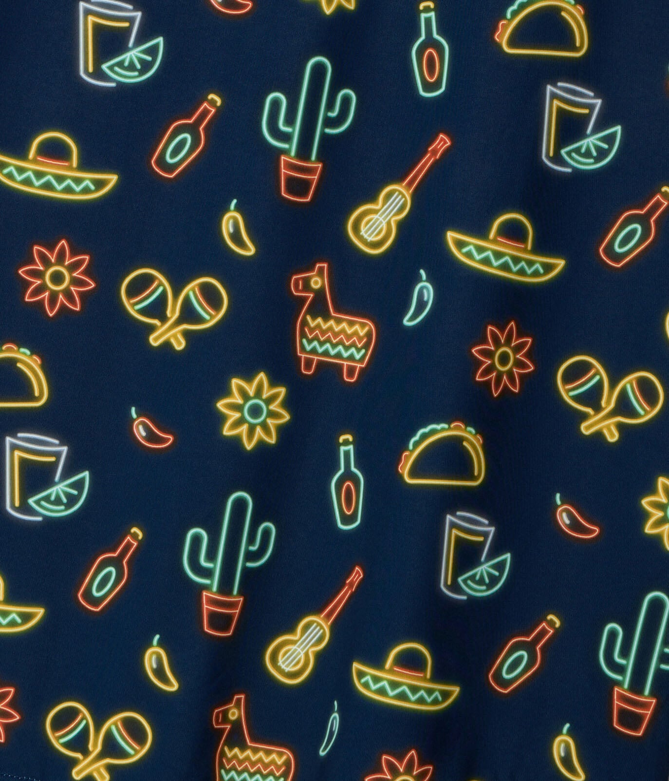 Men's Neon Fiesta Golf Polo