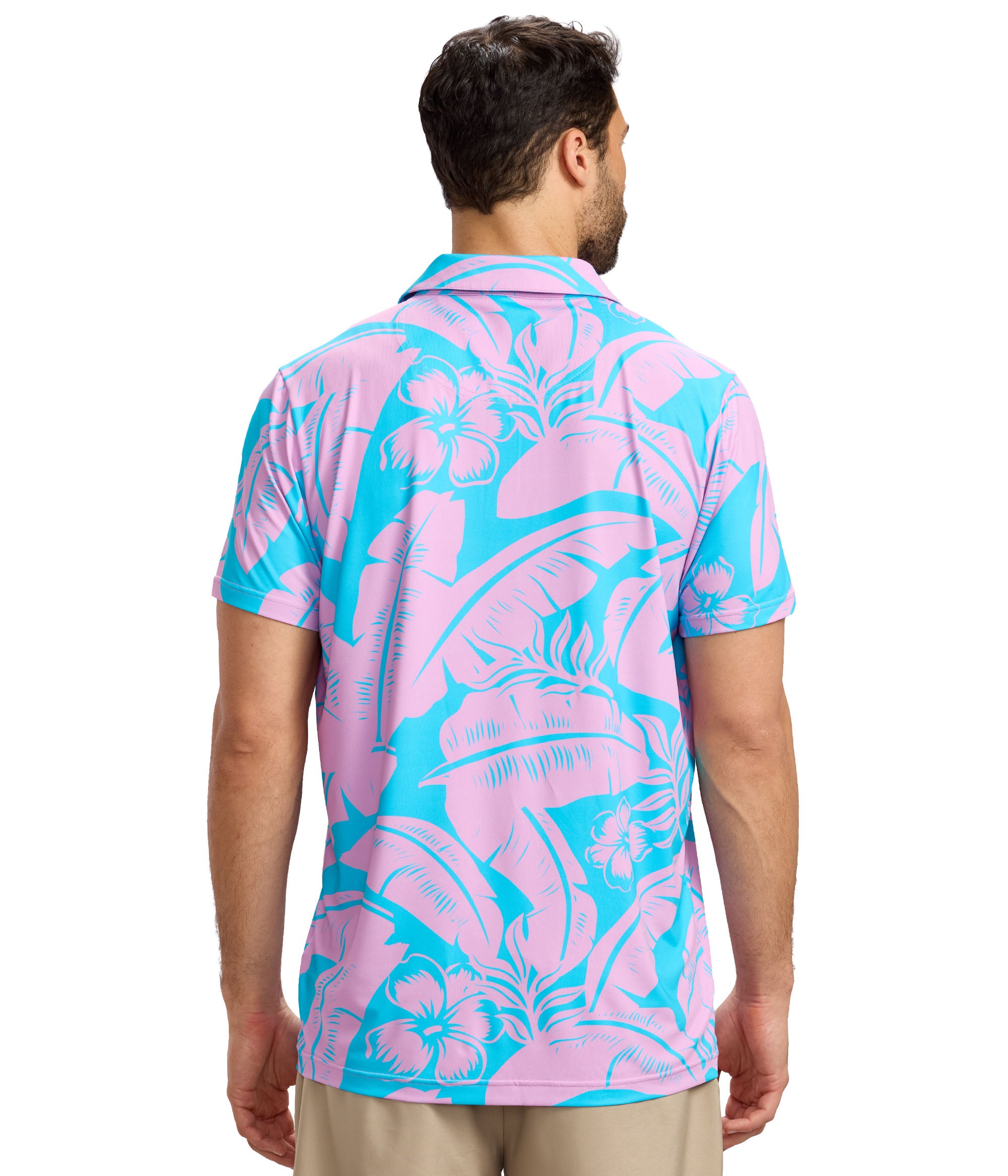 Tropical Tee Time Golf Polo: Men's Golf Outfits | Tipsy Elves