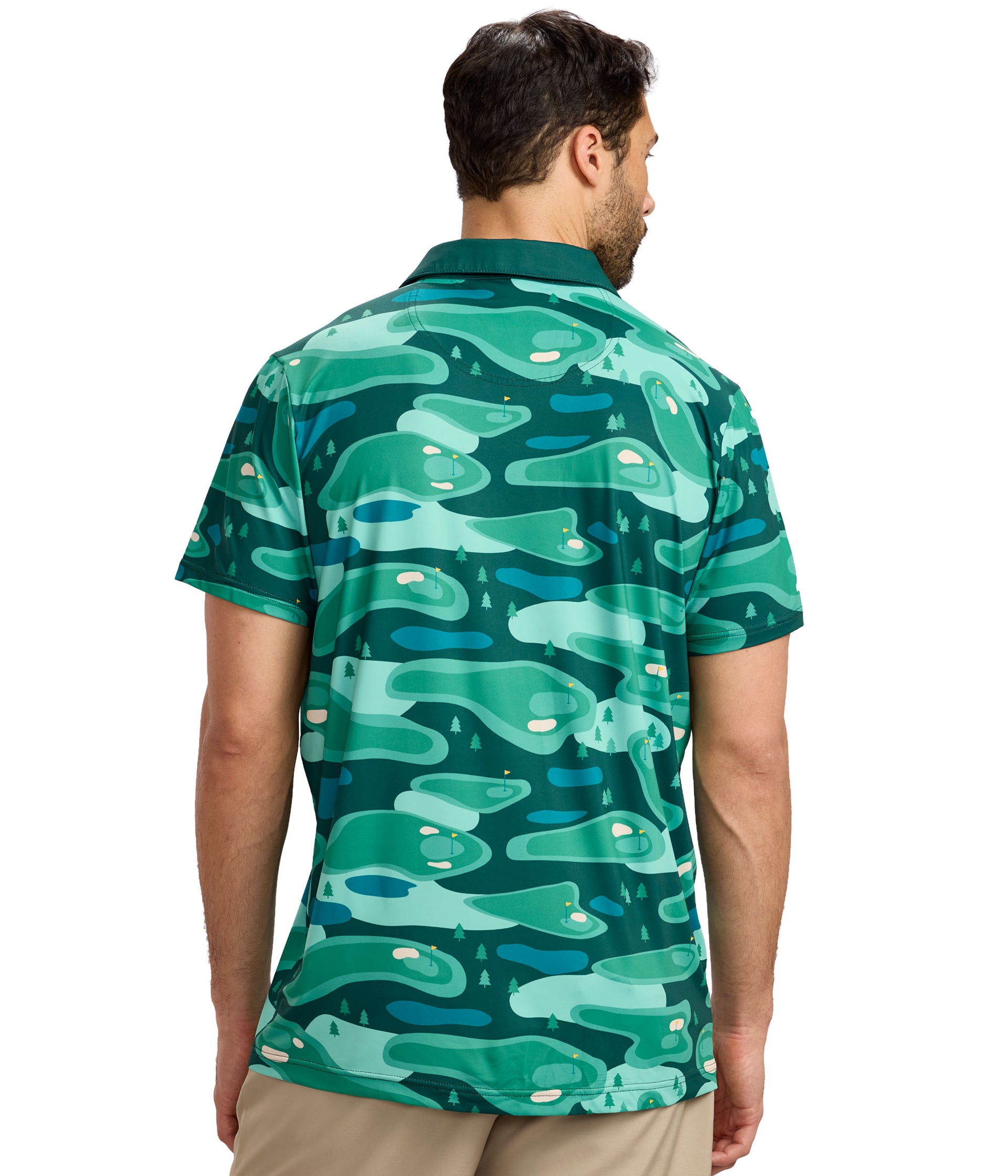 Men's Course Camo Golf Polo