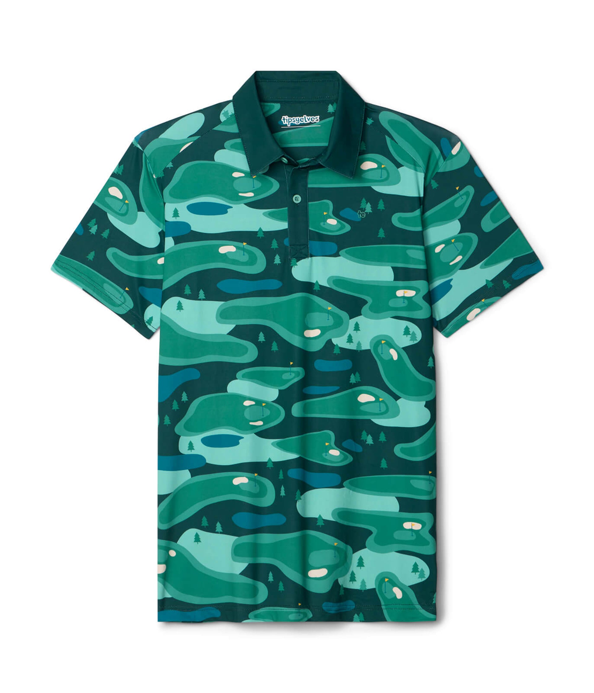 Men's Course Camo Golf Polo