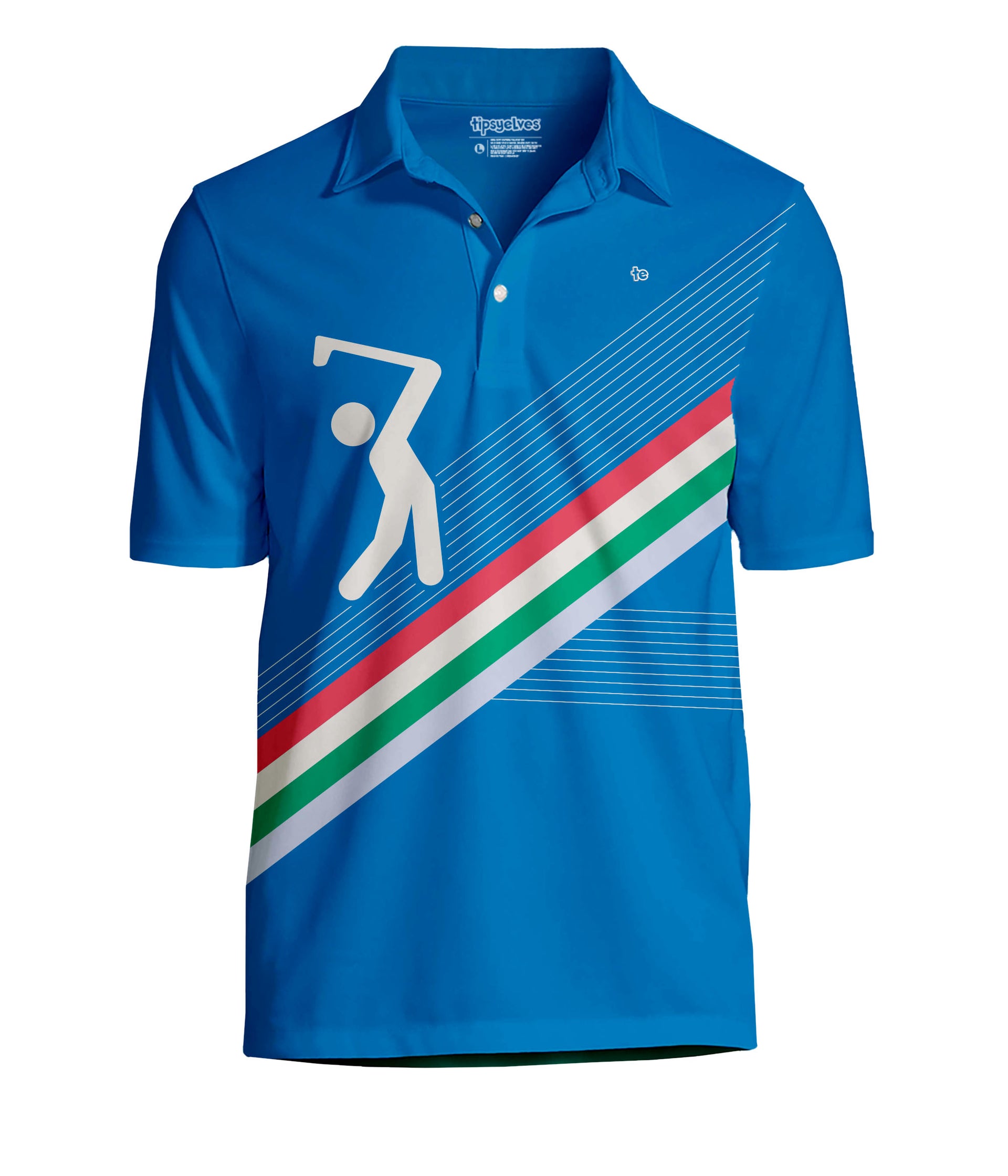 Men's Retro Swing Golf Polo