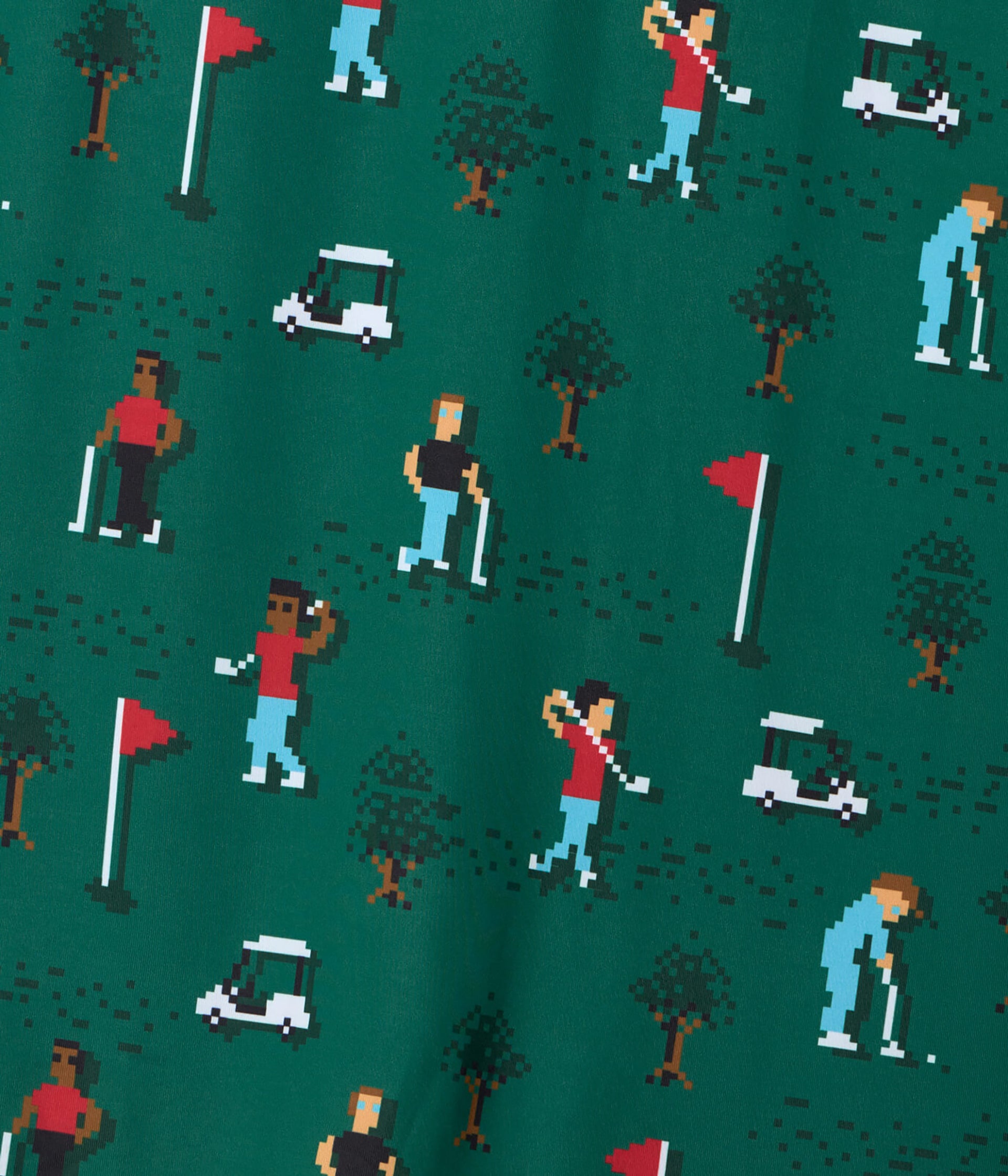 Men's Pixel Par Golf Polo