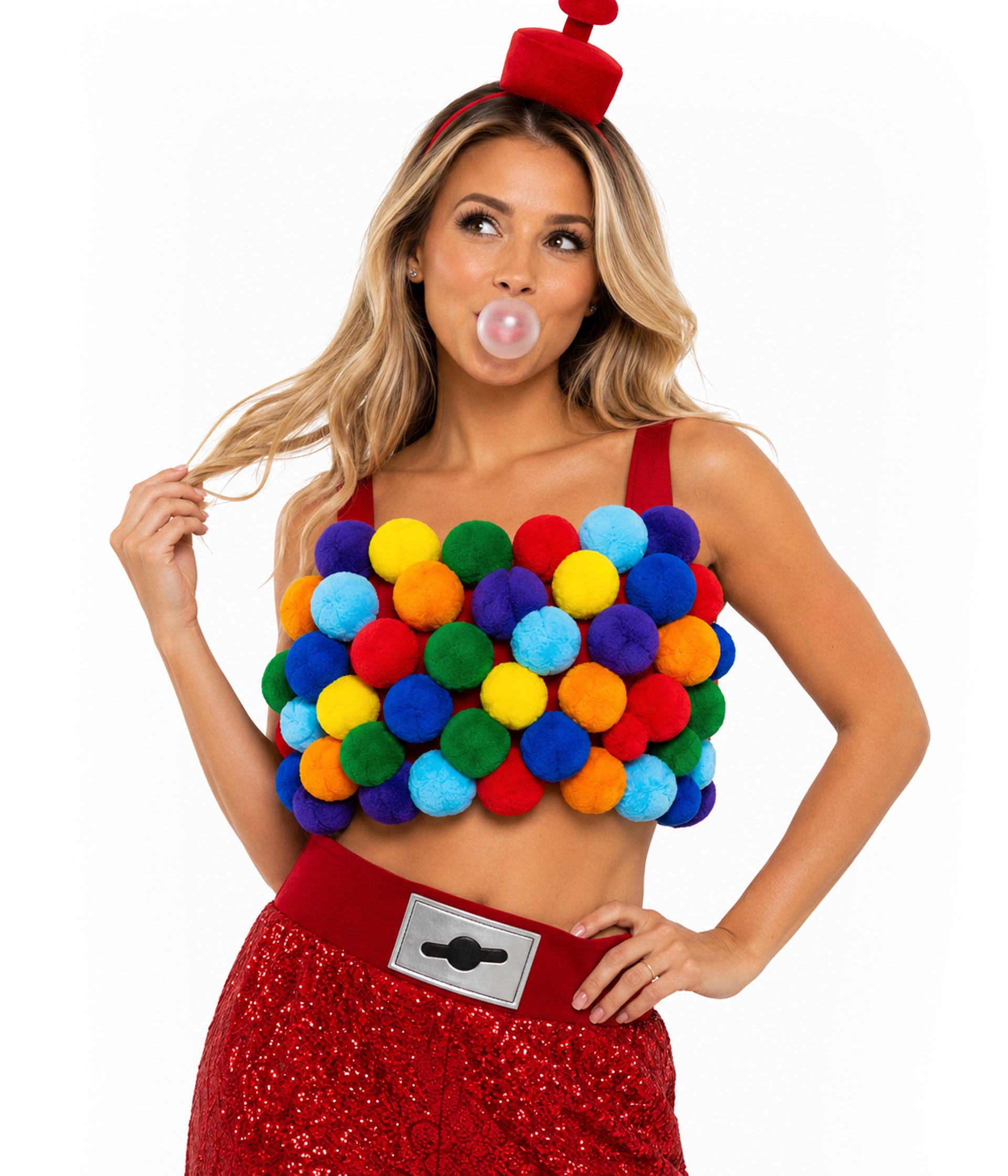 Women's Bubblegum Machine Costume Image 2