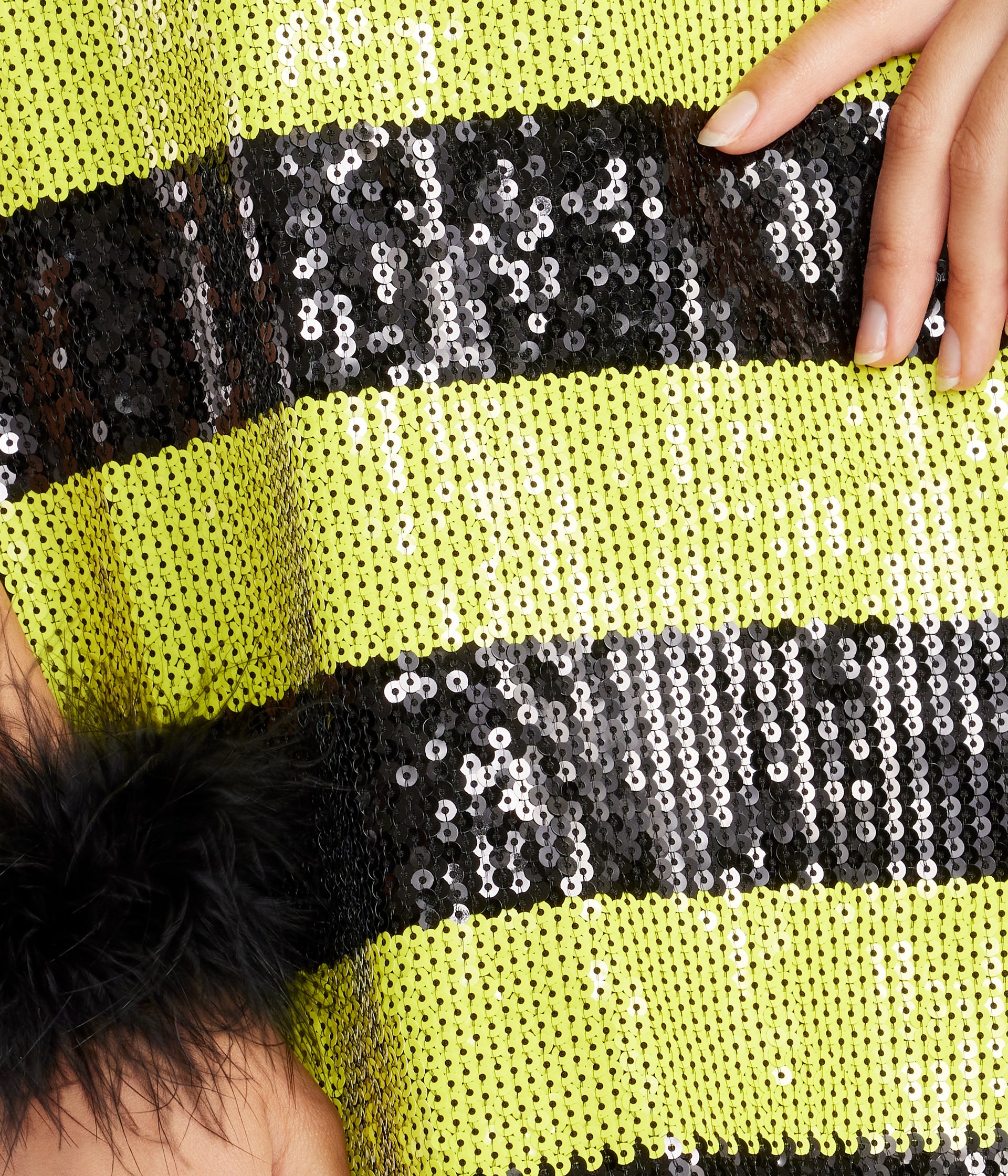 Sequined Bee Costume Dress