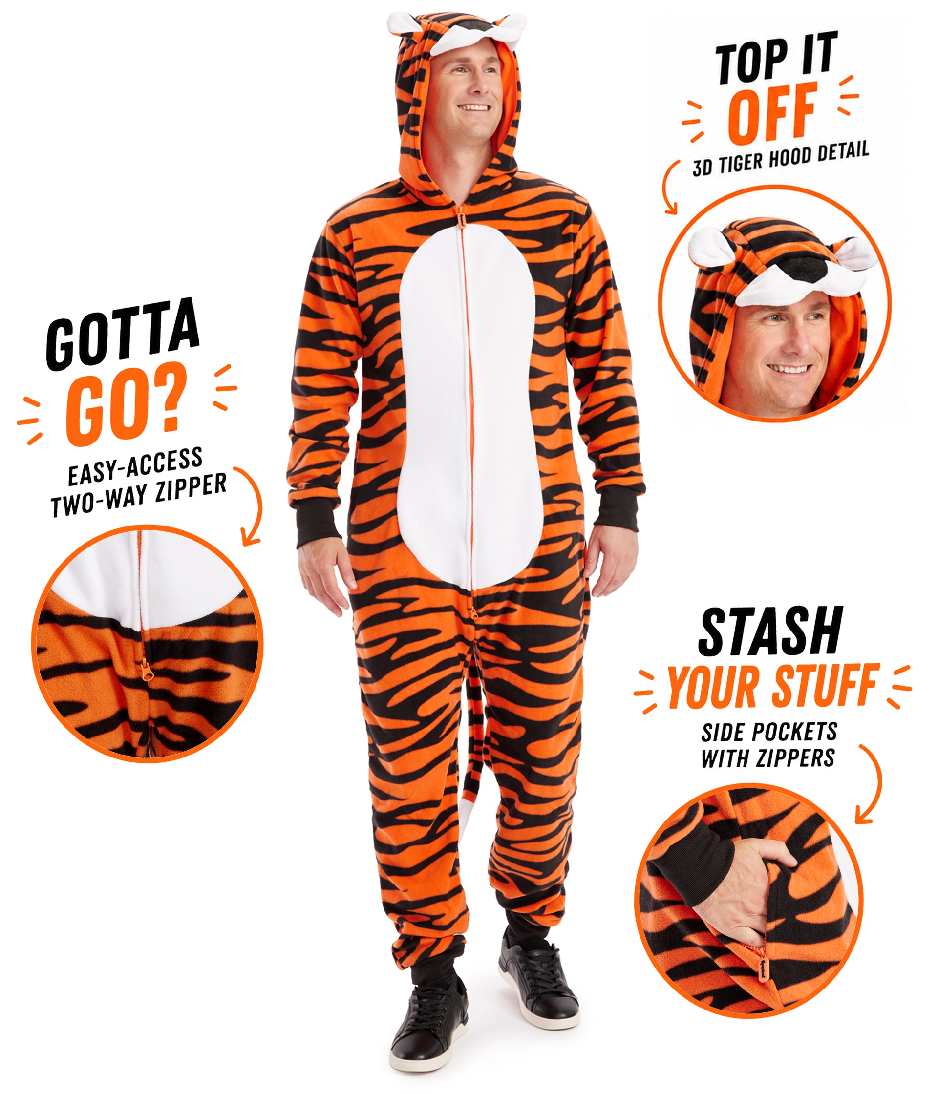 Men's Tiger Costume Image 2