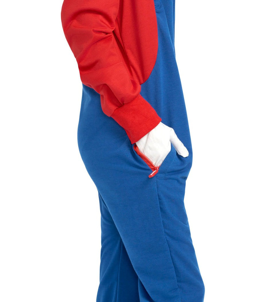 Women's Super Plumber Costume Image 4