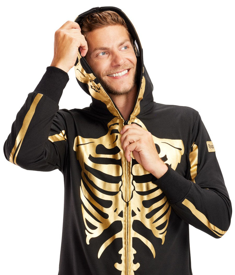 Gold Skeleton Costume: Men's Halloween Outfits | Tipsy Elves Gold Skeleton Costume: Men's Halloween Outfits | Tipsy Elves