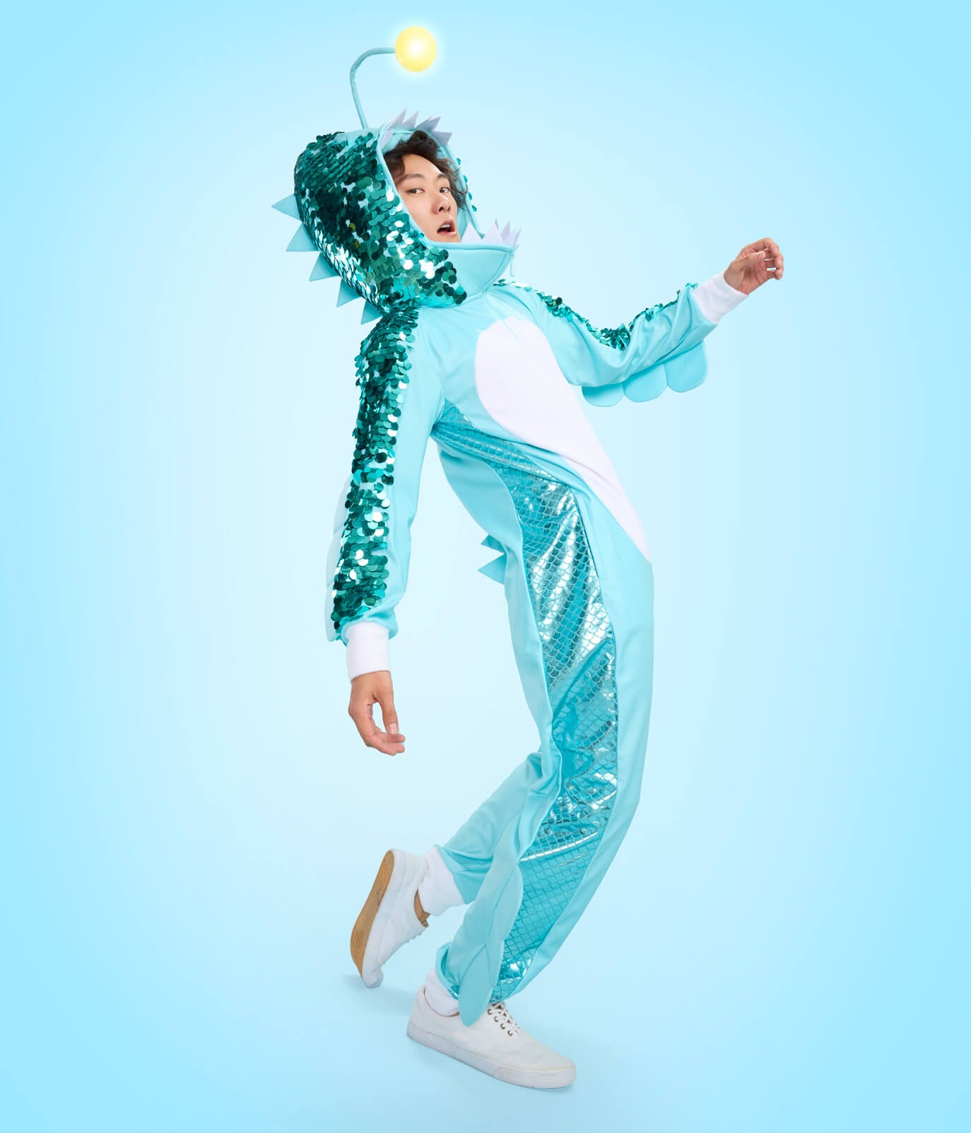 Men's Angler Fish Light Up Costume