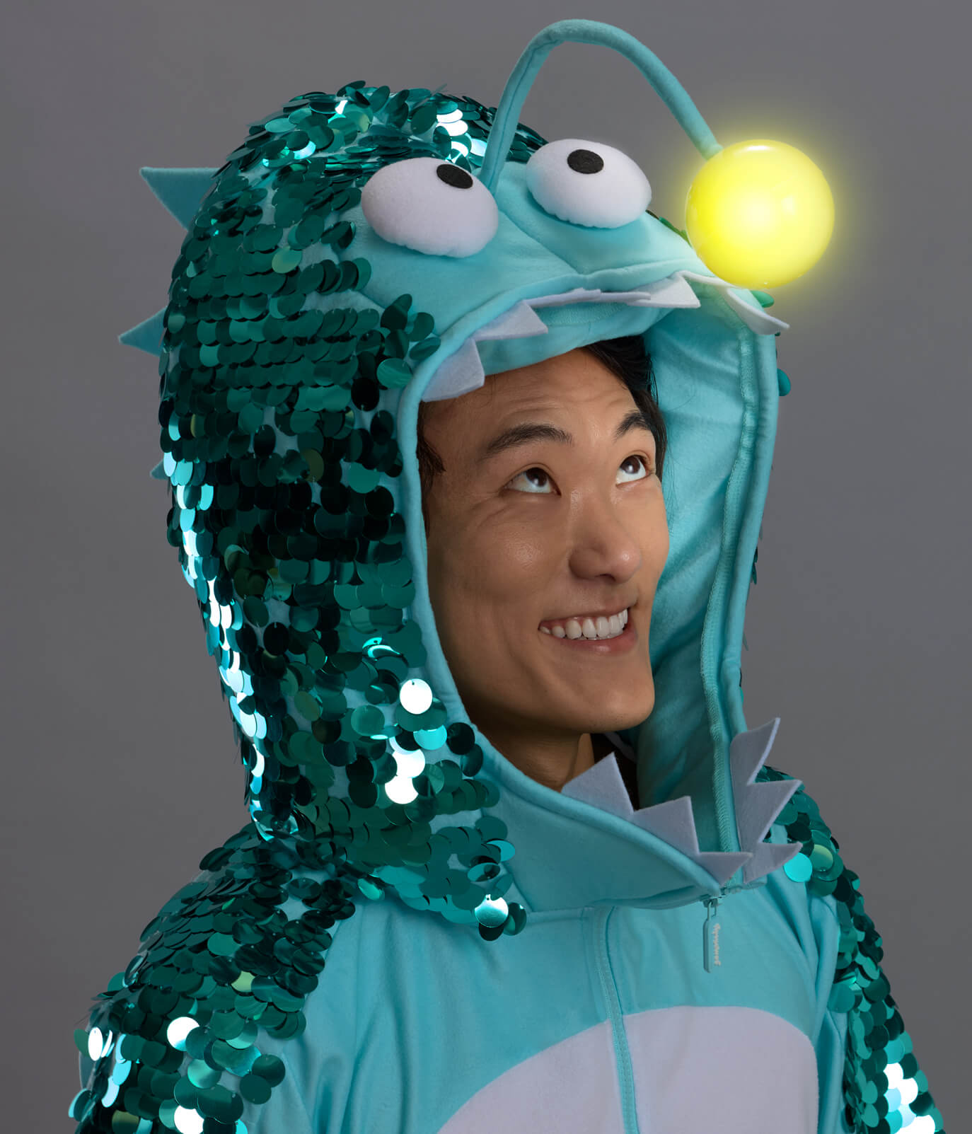 Men's Angler Fish Light Up Costume