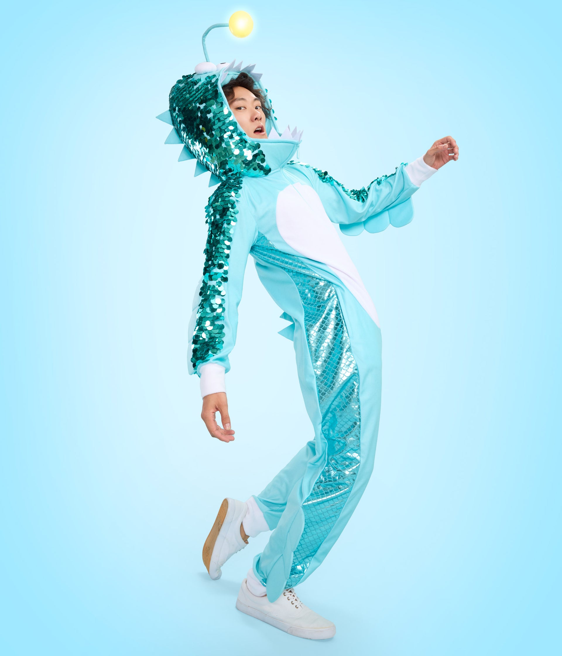 Men's Angler Fish Light Up Costume