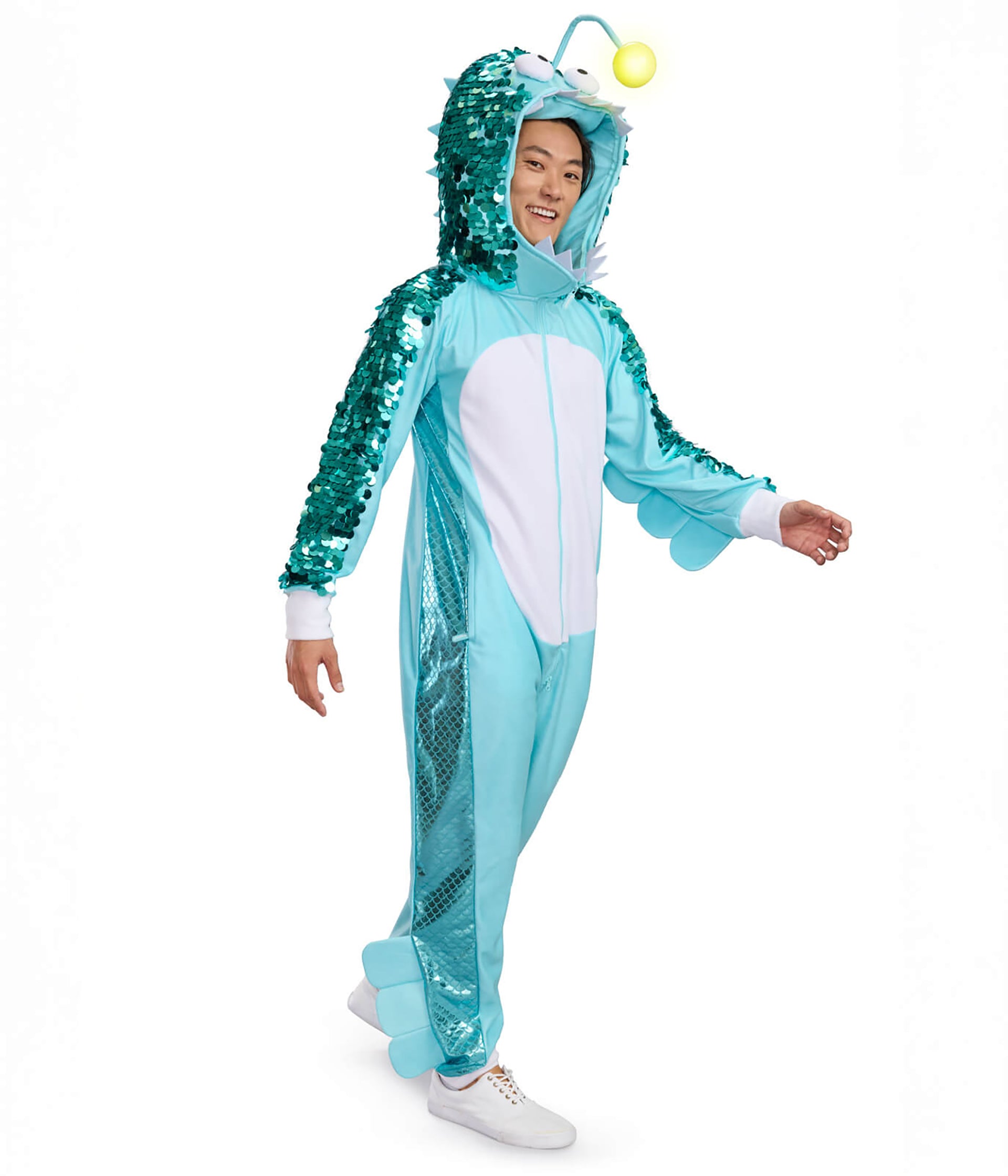 Men's Angler Fish Light Up Costume