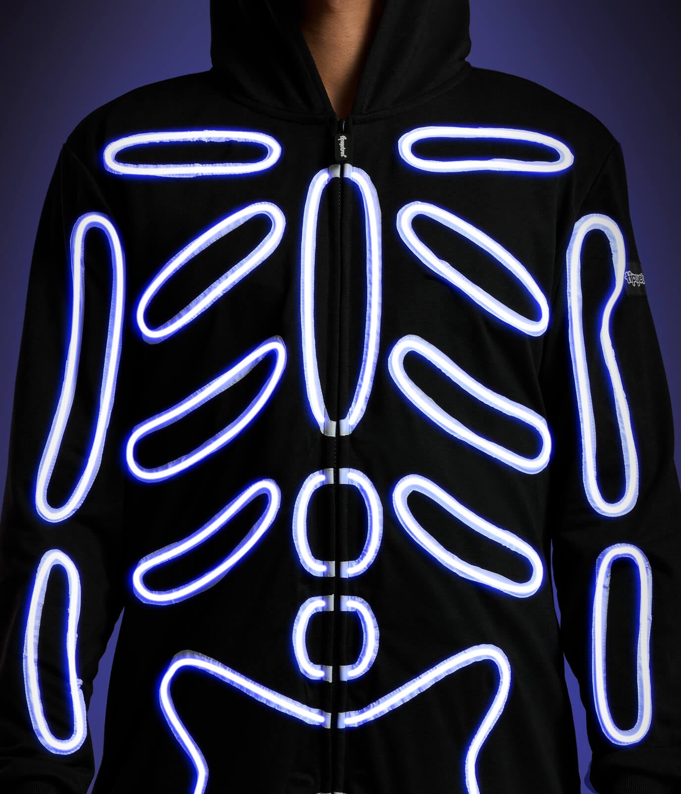Matching Neon LED Skeleton Family Costumes