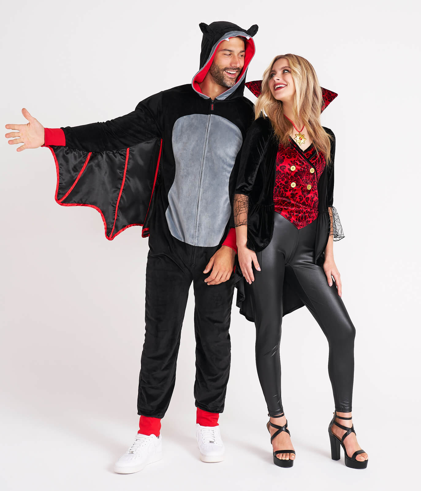 Vampire and Bat Couples Costumes