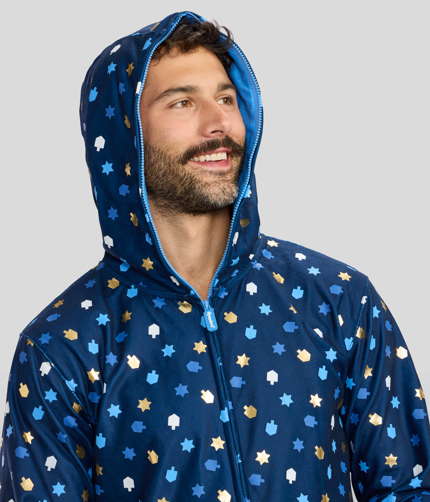 Men's Dreidel Decor Jumpsuit