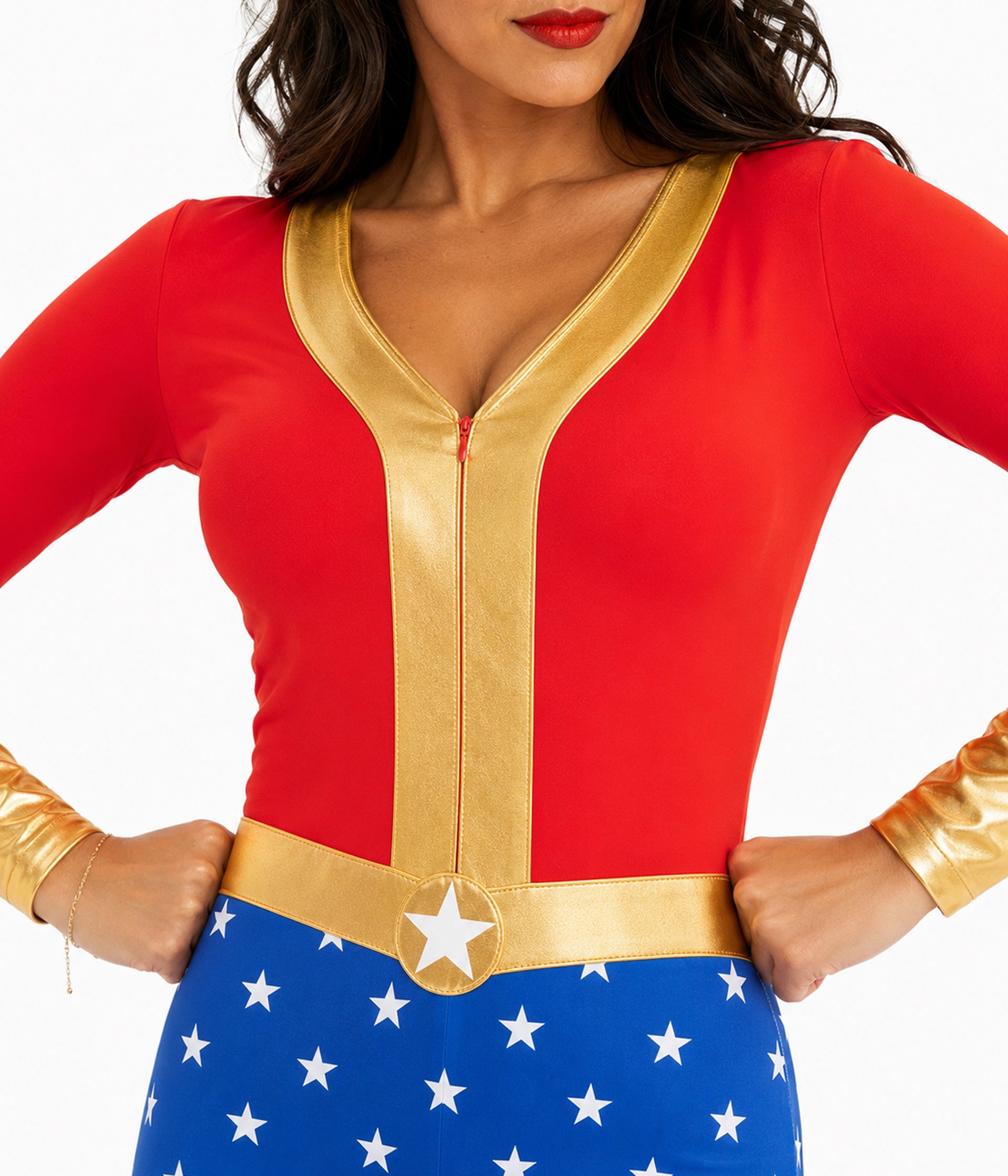 Superhero Wonder Lady Costume Image 2