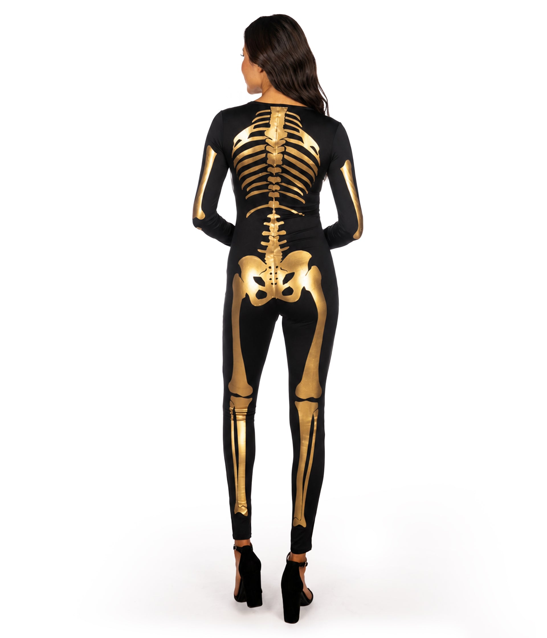 Gold Skeleton Bodysuit Costume