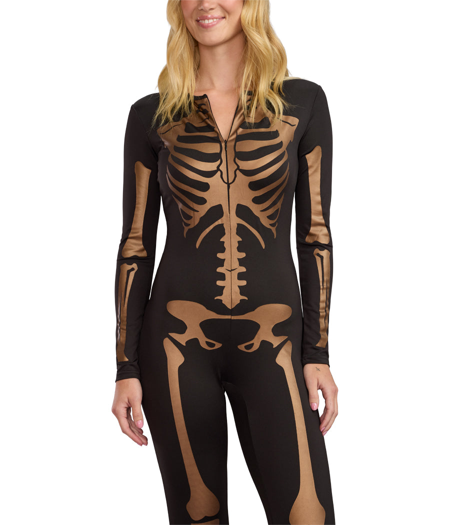Gold Skeleton Bodysuit Costume