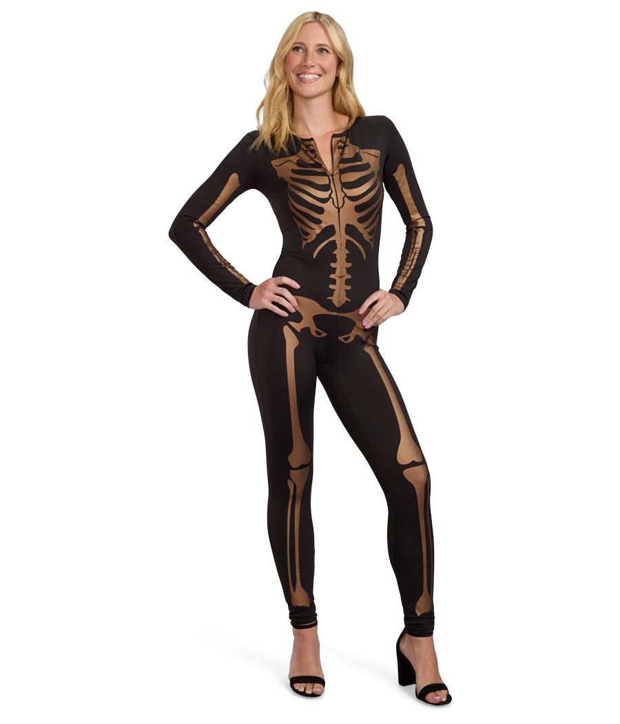 Gold Skeleton Bodysuit Costume