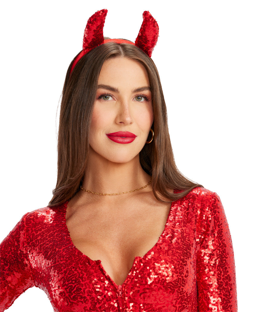 Sequin Devil Costume: Women's Halloween Outfits | Tipsy Elves Sequin Devil Costume: Women's Halloween Outfits | Tipsy Elves
