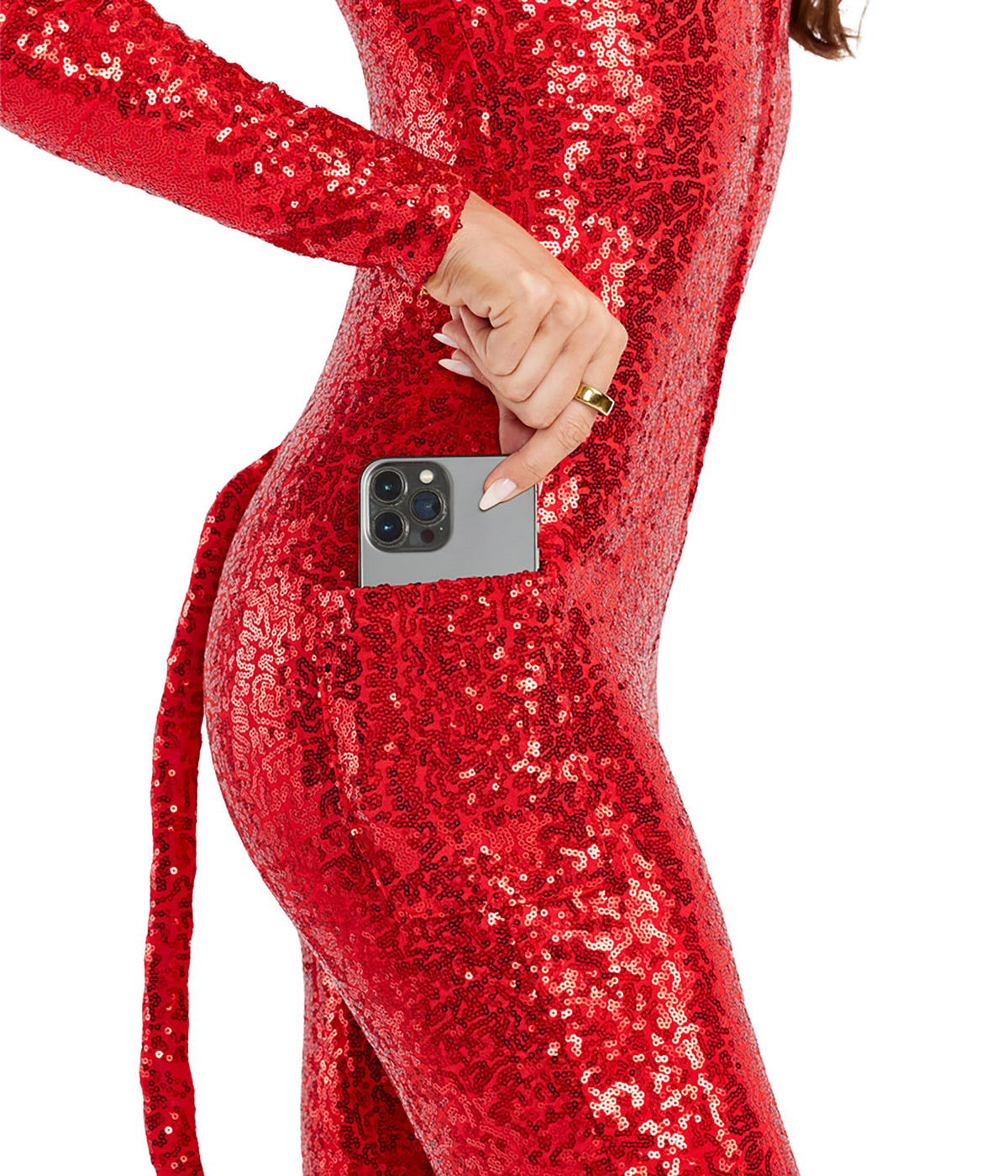 Sequin Devil Costume Image 2