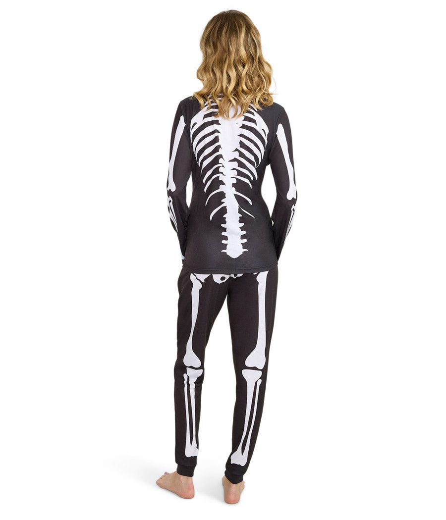 Women's Skeleton Pajama Set Image 2