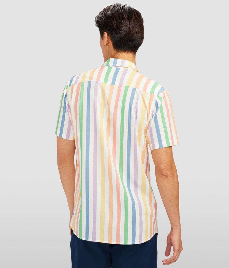 Vintage Rainbow Button Down Shirt