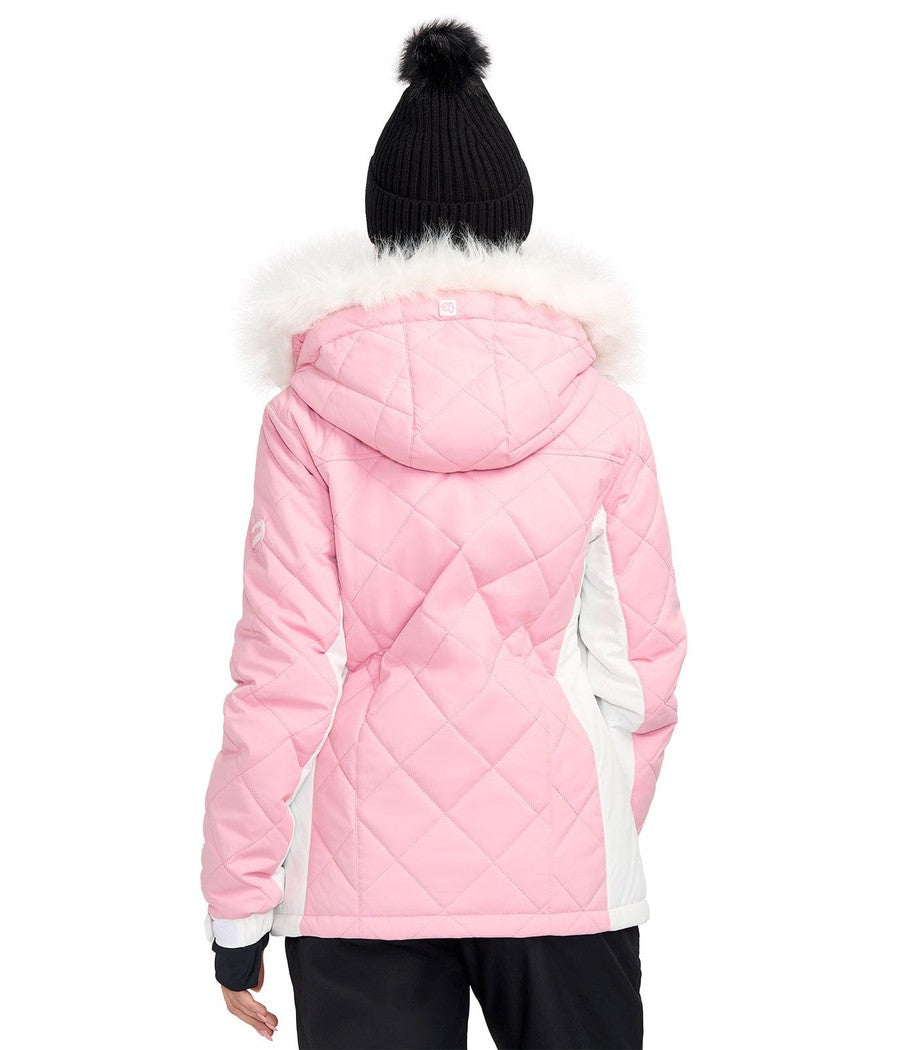 Women's Powder Pink Ski Jacket Image 2