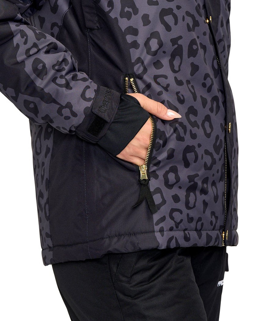 Women's Midnight Leopard Ski Jacket