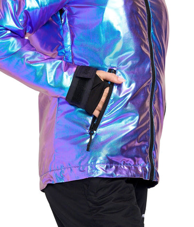 Women's Iridescent Iris Ski Jacket Image 6
