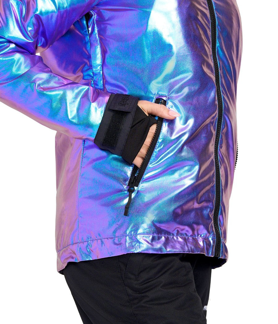 Women's Iridescent Iris Snowboard Jacket Image 6