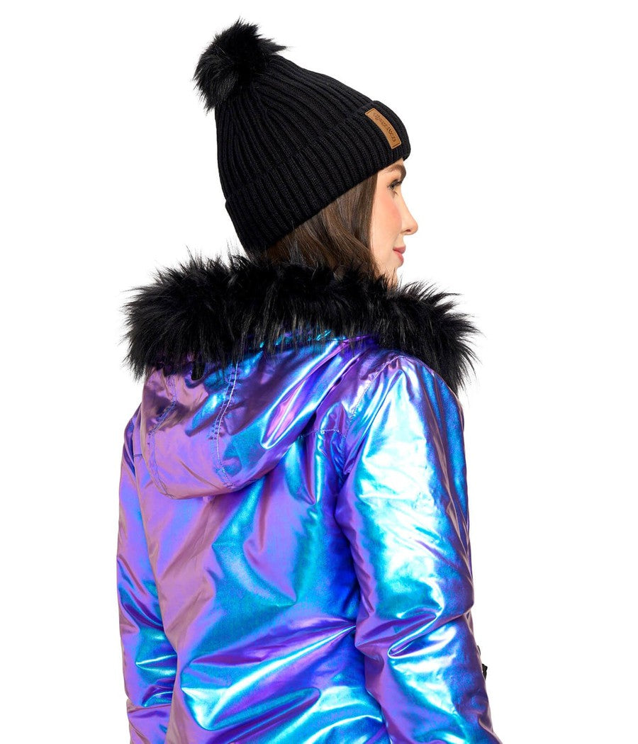 Women's Iridescent Iris Winter Jacket Image 7