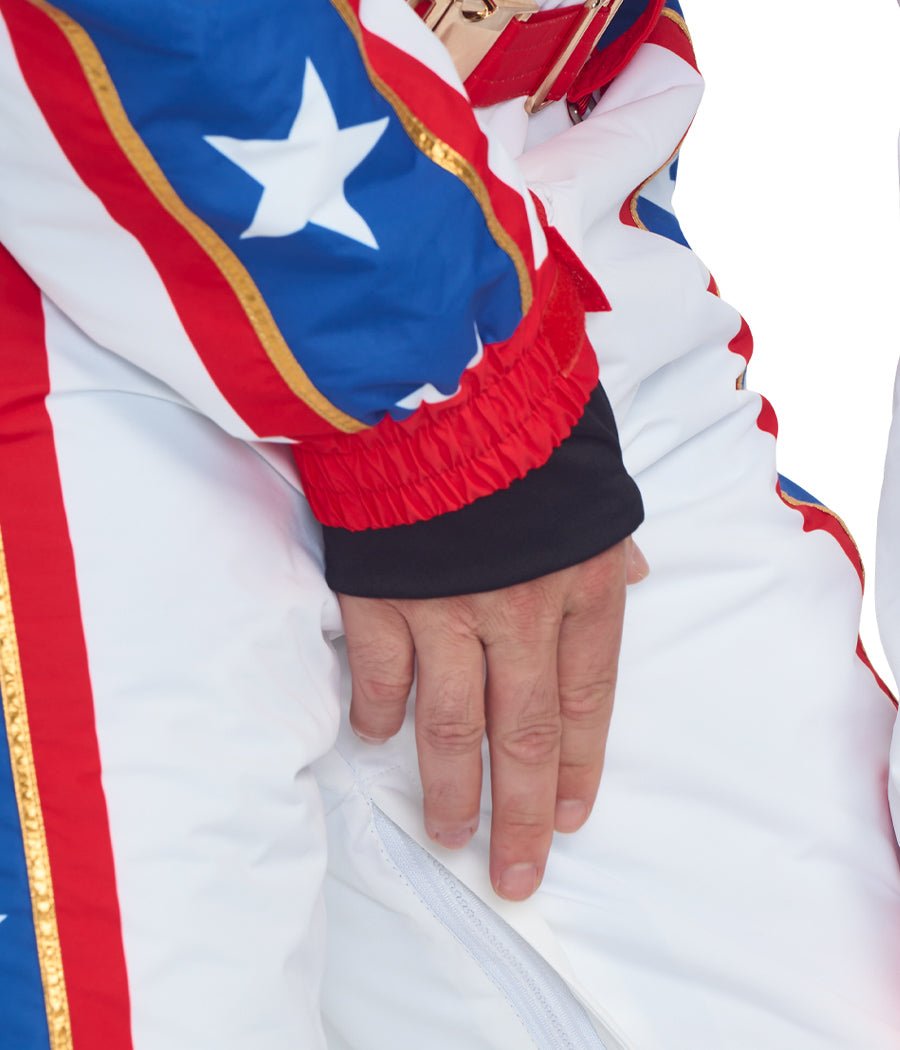 Men's Rockets Red Shred Ski Suit