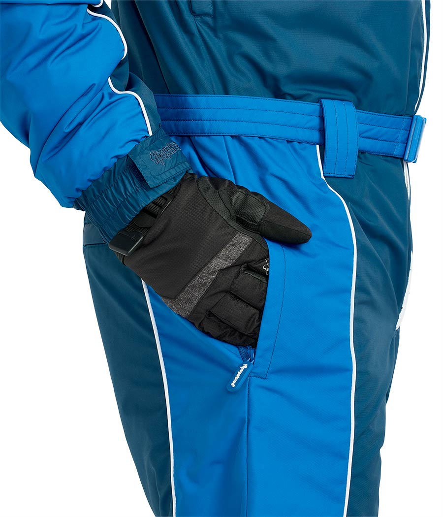 Deep Blue Freeze Snow Suit: Men's Ski and Snowboard Apparel