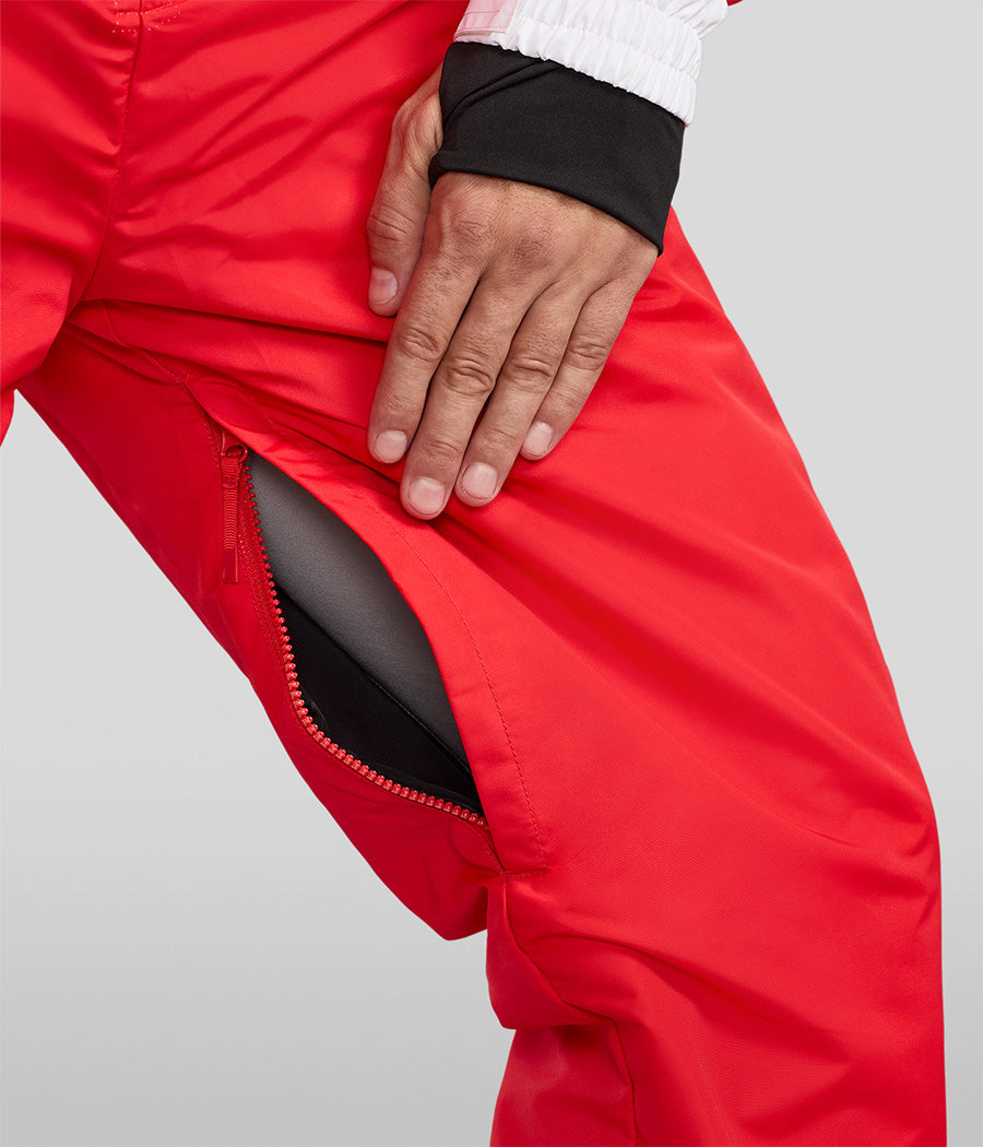 Men's Santa Ski Suit and Helmet Cover