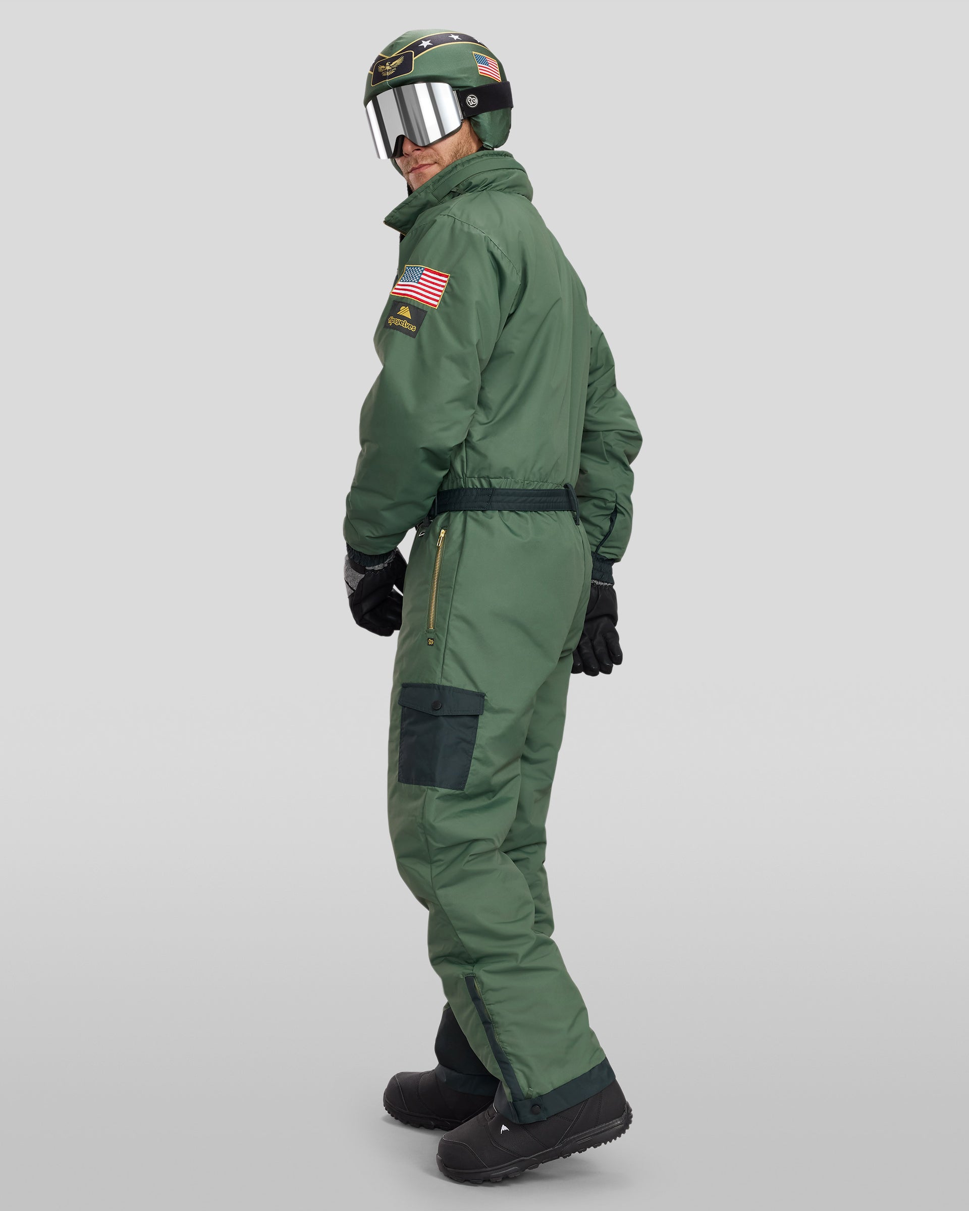 Fighter Pilot Ski Suit: Men's Ski Apparel